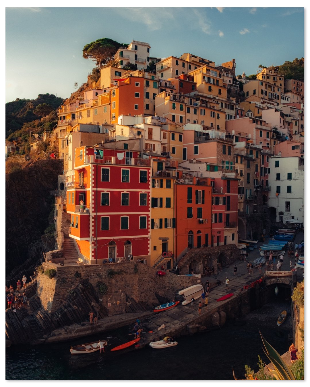 Riomaggiore at Sunset, Cinque Terre