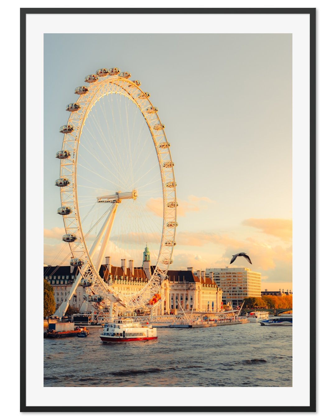 London Eye at Sunset