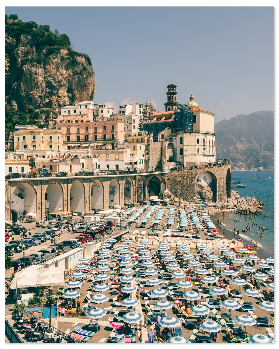 Sea, Sunbeds and Umbrellas