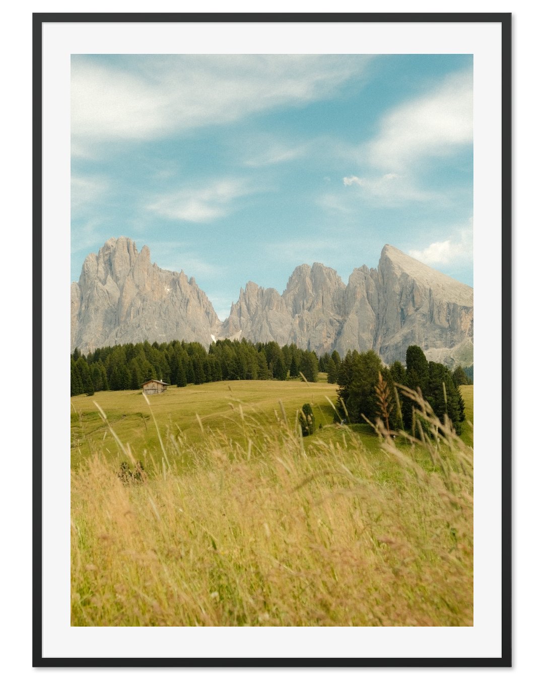 The beautiful mountains of Val Gardena