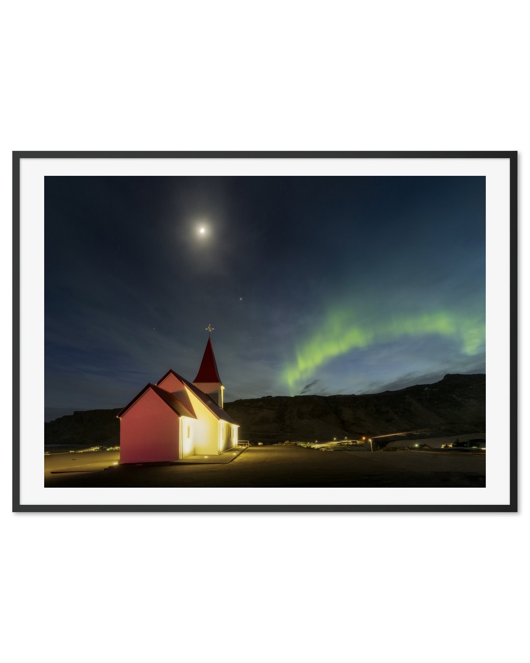 Vik under the Northern Lights