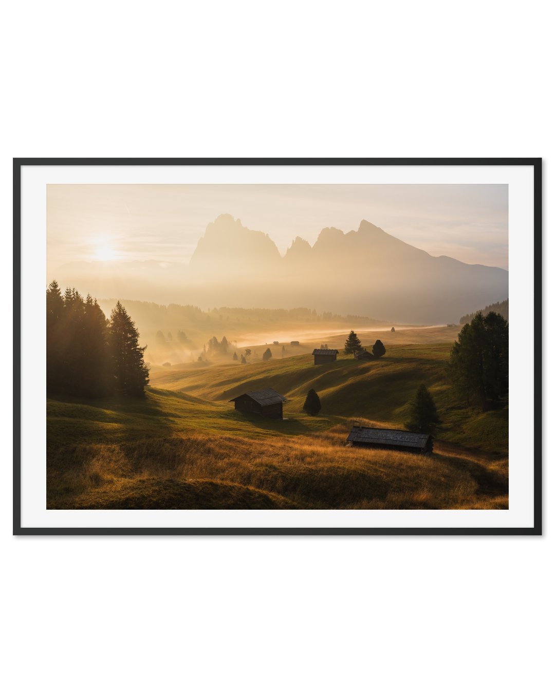 Sunrise over the Alpe di Siusi